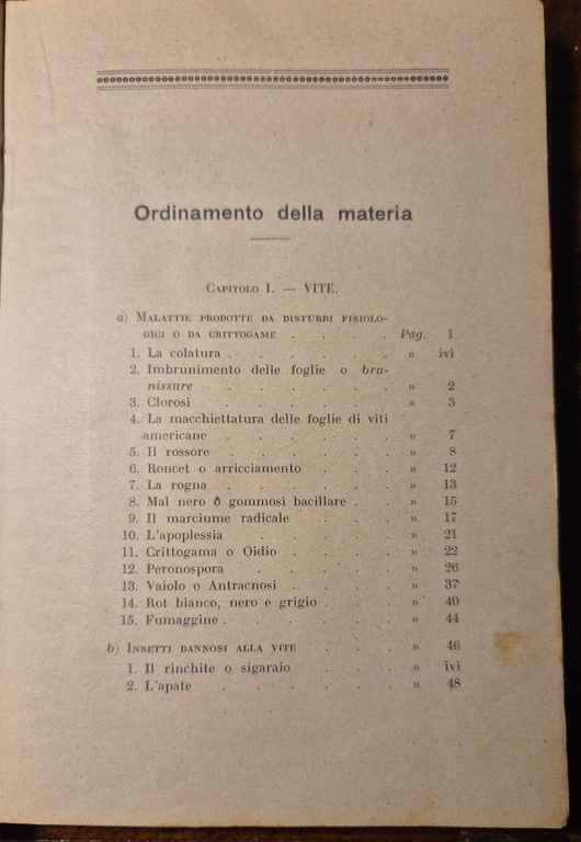 CONTRO LE MALATTIE DEGLI INSETTI E DELLE PIANTE AGRARIE di …