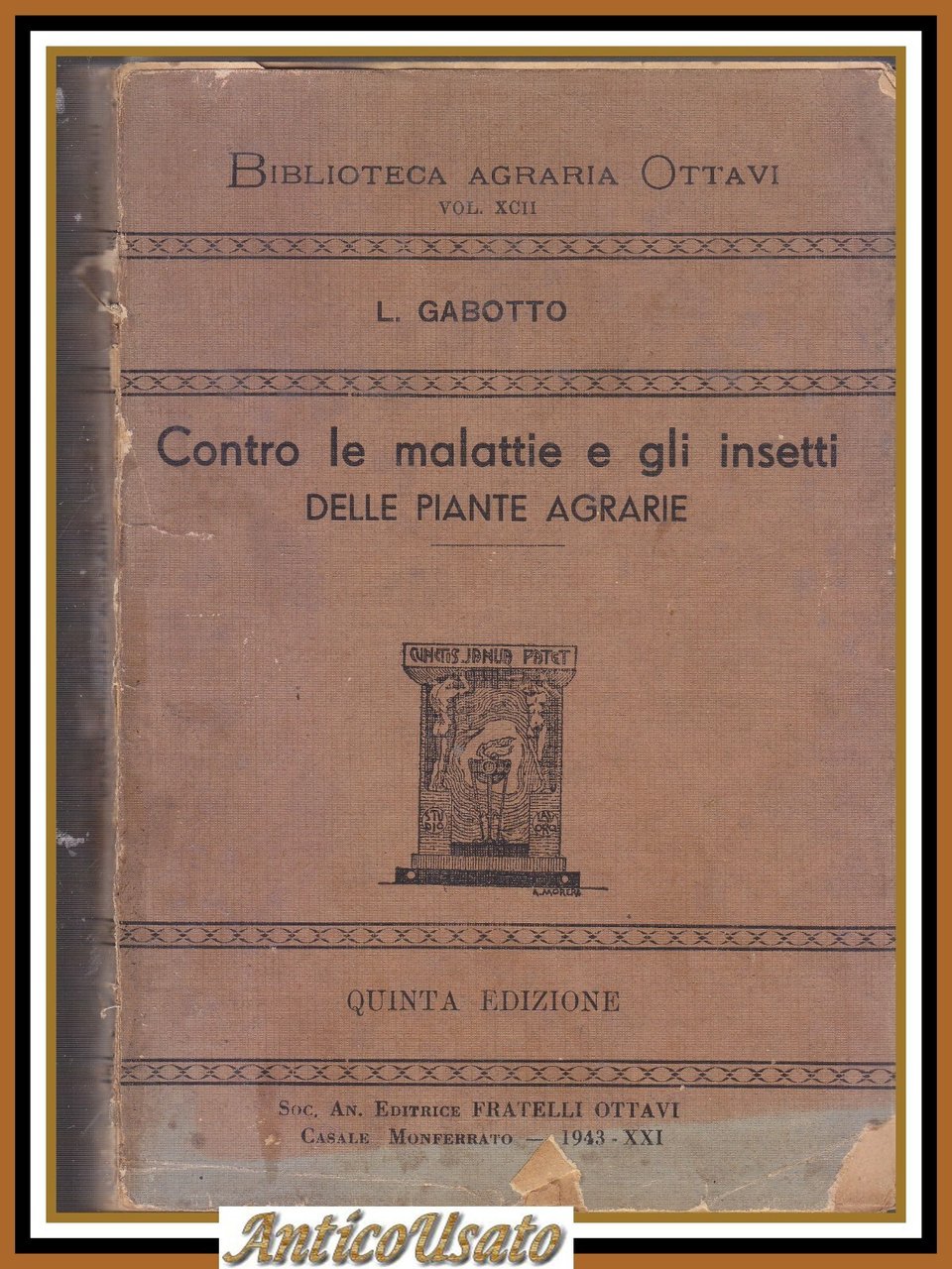 CONTRO LE MALATTIE DEGLI INSETTI E DELLE PIANTE AGRARIE di …