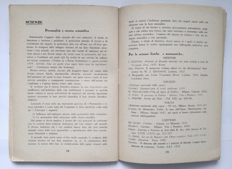 CONVEGNI DEL 1936 associazioni universitarie di azione cattolica Libro Studium