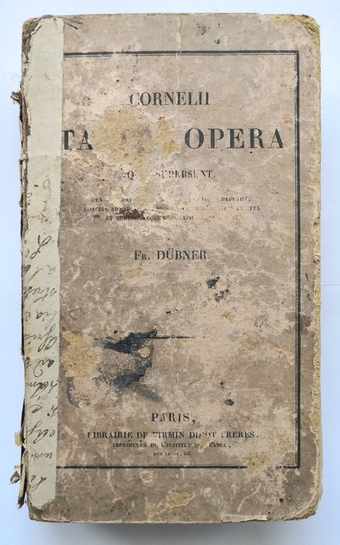 CORNELII TACITI OPERA QUAE SUPERSUNT 1848 Firmin Didot Frères Libro …