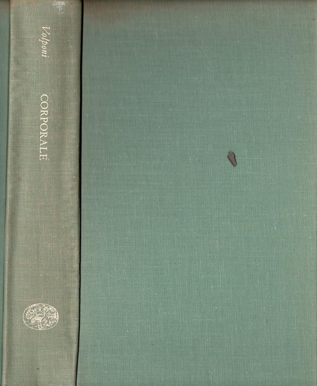 CORPORALE di Paolo Volponi 1974 Einaudi Libro I edizione romanzo