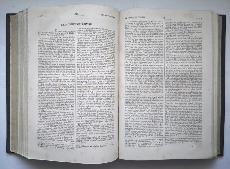 CORPUS IURIS CIVILIS di Paulus Krueger 2 volumi 1877 Weidmannos …