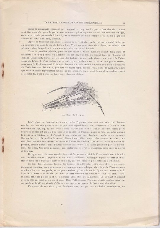 CORRIERE AERONAUTICO INTERNAZIONE 1927 1928 di Giuseppe Boffito rivista Olschki