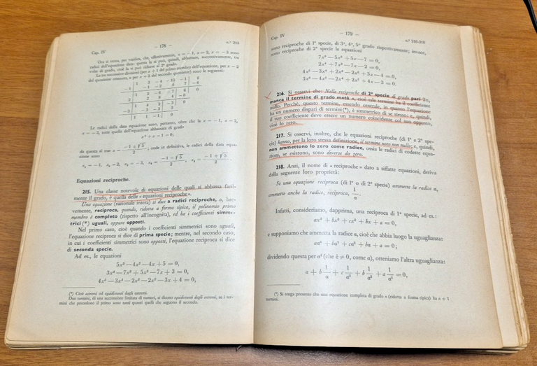 CORSO DI ALGEBRA Giuseppe e Federico Bartolozzi 1962 Le Monnier …