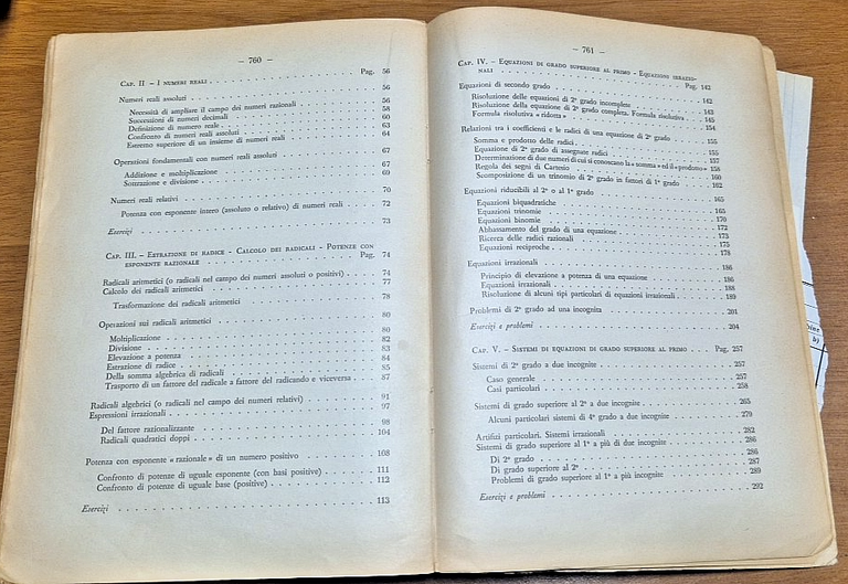 CORSO DI ALGEBRA Giuseppe e Federico Bartolozzi 1962 Le Monnier …