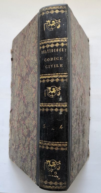 CORSO DI CODICE CIVILE Delvincourt volume 3 4 Libro 1842 …