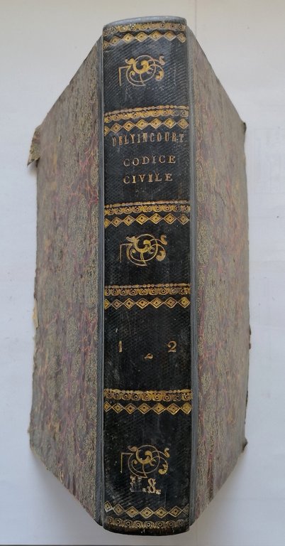 CORSO DI CODICE CIVILE Delvincourt volume I 1841 Tipografia Miranda …