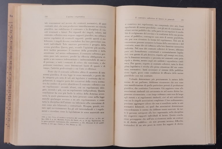 CORSO DI DIRITTO CORPORATIVO Guido Zanobini 1939 Giuffrè Libro fascismo …