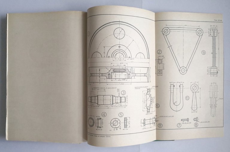 CORSO DI DISEGNO TECNICO Ubaldo Bracalenti 1951 Lattes Libro tecnici …