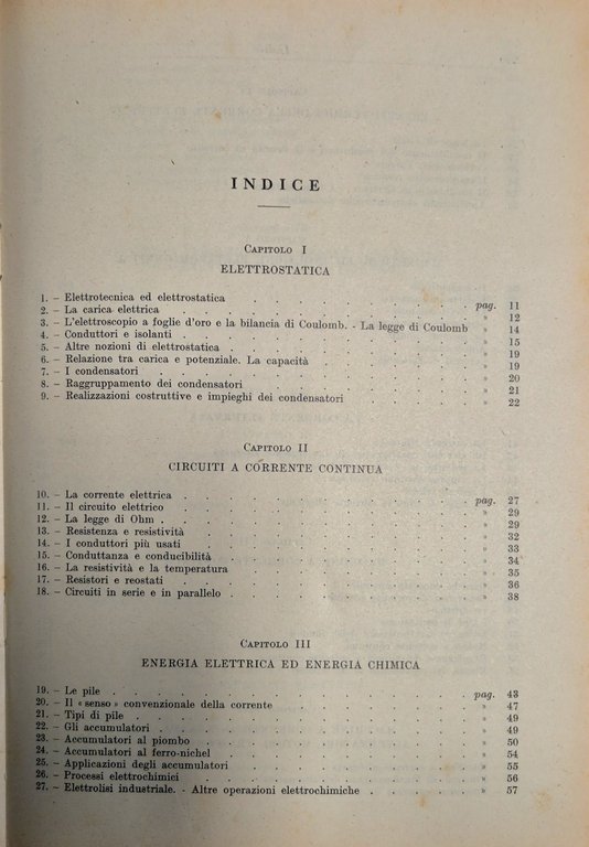 CORSO DI ELETTROTECNICA di Franco Bolzern 1954 Signorelli Libro Istituti … | Immagine Gallery 6