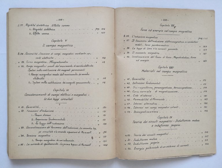 CORSO DI ELETTROTECNICA parte 1 di Basilio Focaccia 1948 Tumminelli …