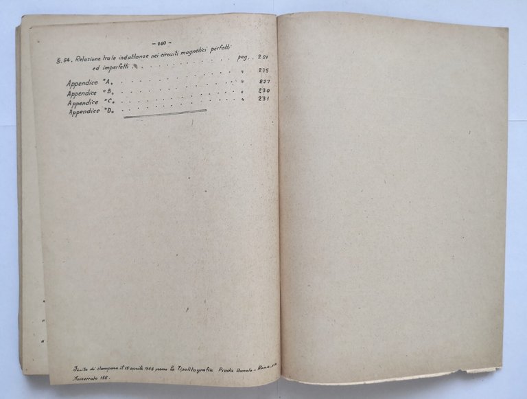 CORSO DI ELETTROTECNICA parte 1 di Basilio Focaccia 1948 Tumminelli …