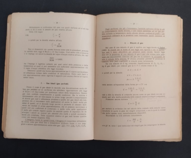 CORSO DI FISICA TECNICA Volume 1 TERMODINAMICA Brunelli 1947 Giorgio …