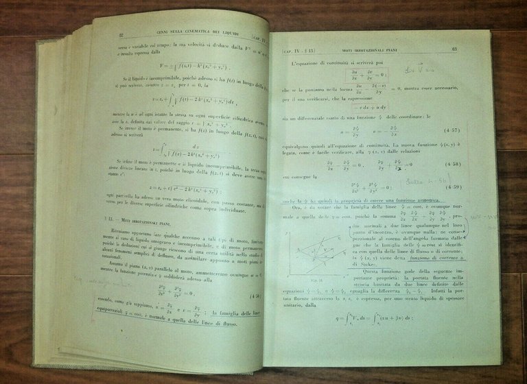 CORSO DI IDRAULICA di Guido Di Ricco 1945 libro ingegneria …