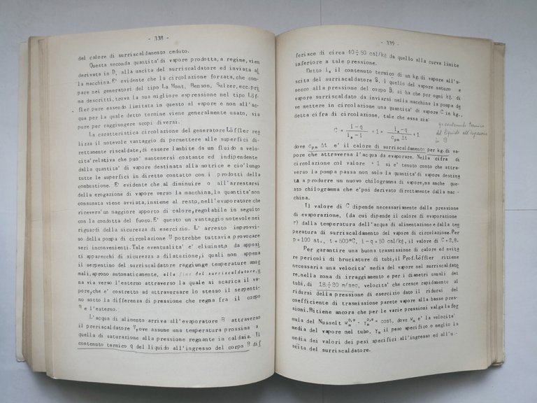 CORSO DI MACCHINE di Luigi D'Amelio volume I a vapore …