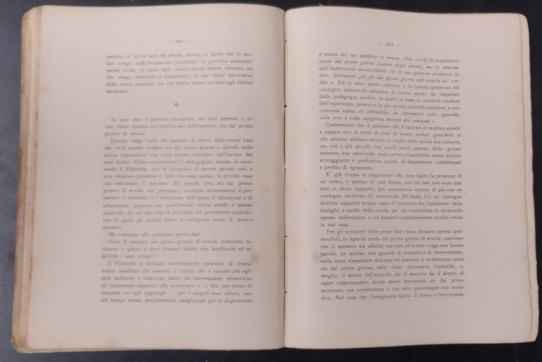 CORSO DI PEDAGOGIA GENERALE di Tommaso Aragona 1909 Vedova Trizio …