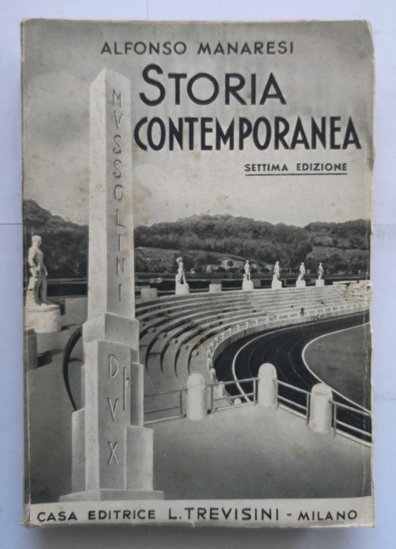 CORSO DI STORIA Alfonso Manaresi 3 libri 1940 Trevisini moderna …
