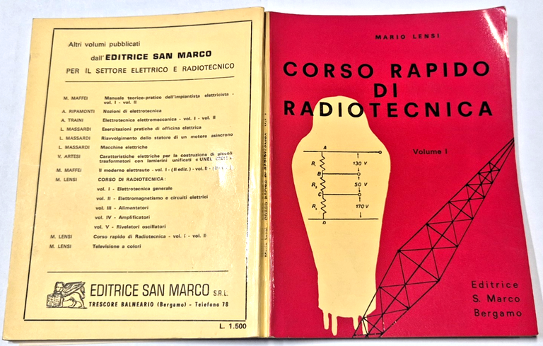 CORSO RAPIDO DI RADIOTECNICA Volume 1 Mario Lensi 1967 Editrice … | Immagine Gallery 2
