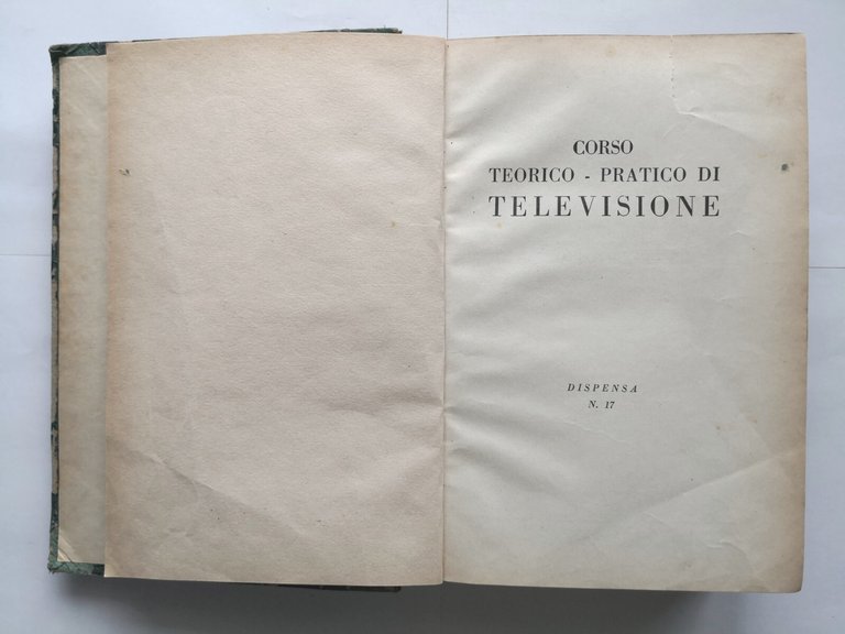 CORSO TEORICO PRATICO DI TELEVISIONE Volume 2 dispense 17 35 …