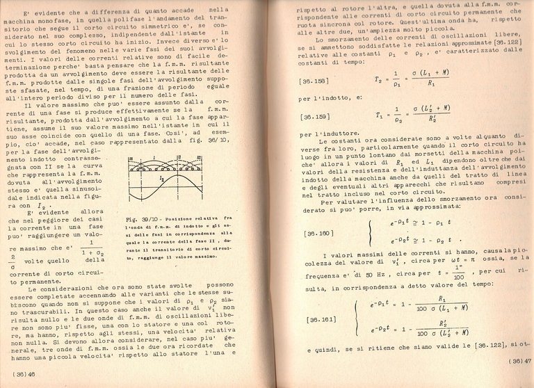 COSTRUZIONI DI MACCHINE ELETTRICHE SINCRONE Antonio Carrer 1955 Levrotto Libro