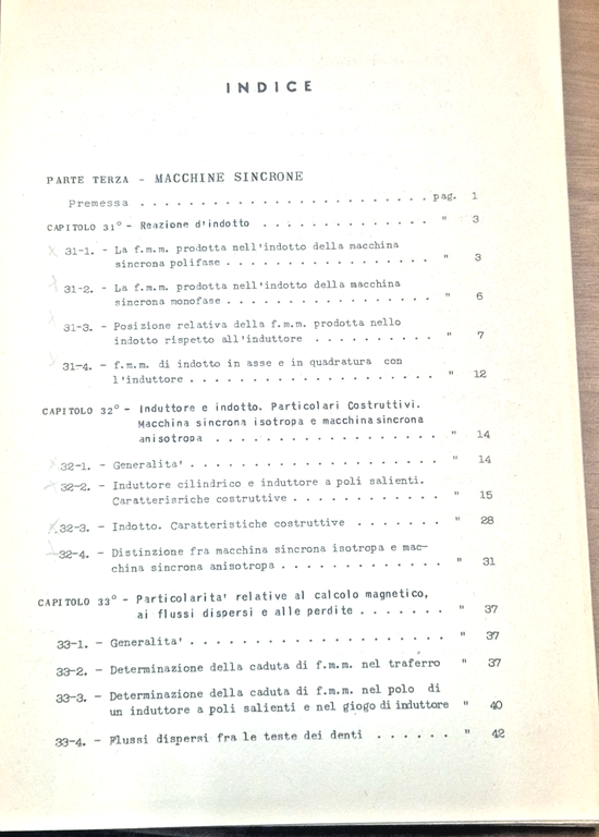 COSTRUZIONI DI MACCHINE ELETTRICHE SINCRONE Antonio Carrer 1955 Levrotto Libro