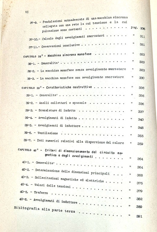COSTRUZIONI DI MACCHINE ELETTRICHE SINCRONE Antonio Carrer 1955 Levrotto Libro