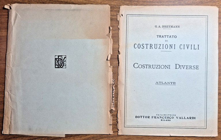 COSTRUZIONI DIVERSE Atlante di Breymann 1931 Libro TRATTATO COSTRUZIONI CIVILI | Immagine Gallery 11