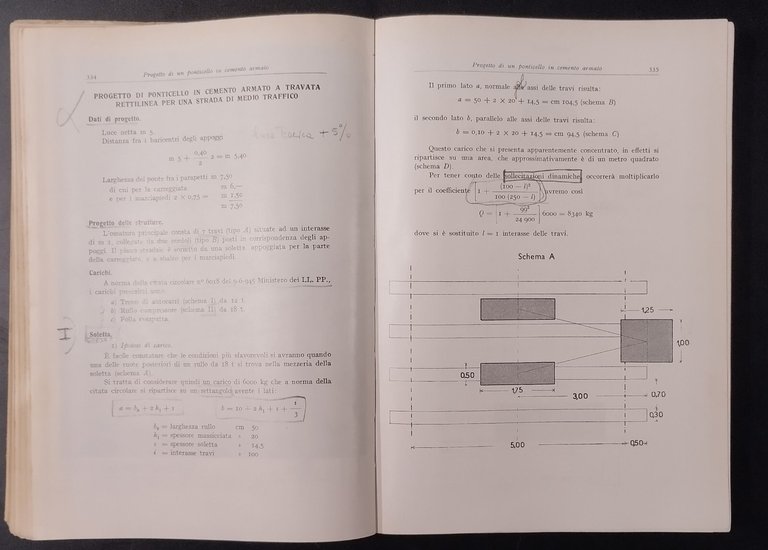 COSTRUZIONI STRADALI ED IDRAULICHE CONDOTTA LAVORI di Ormea 1968 Hoepli …