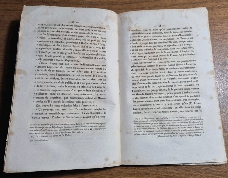 COURS PHILOSOPHIQUE ET INTERPRÉTATIF DES INITIATIONS ANCIENNES ET MODERNES 1842