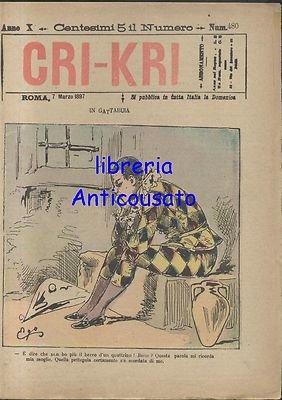 CRI KRI anno XI 480 del 7 marzo 1897 giornale …
