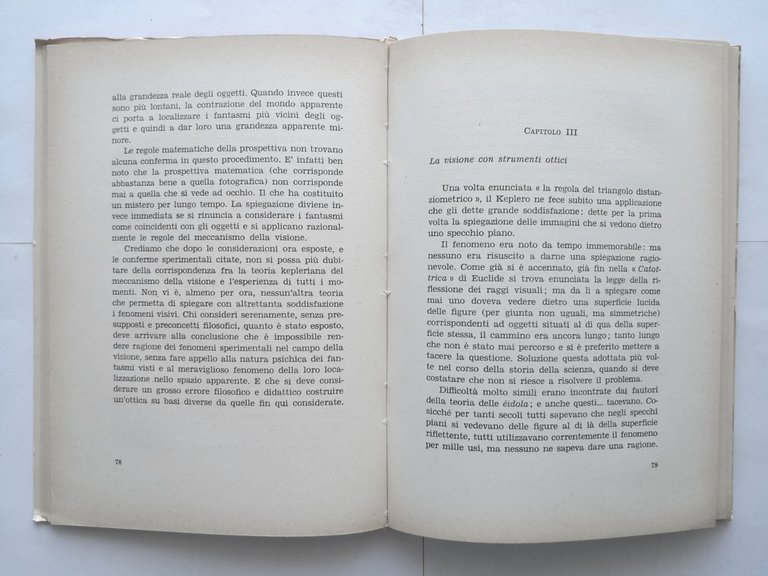 CRITICA DEI FONDAMENTI DELL'ACUSTICA E DELL'OTTICA di Vasco Ronchi 1964 …