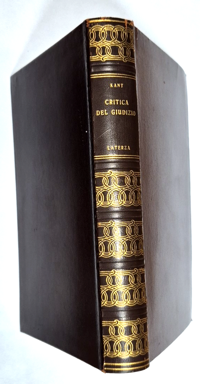 CRITICA DEL GIUDIZIO di Emmanuele Kant 1963 Laterza Bari Libro | Immagine Gallery 2