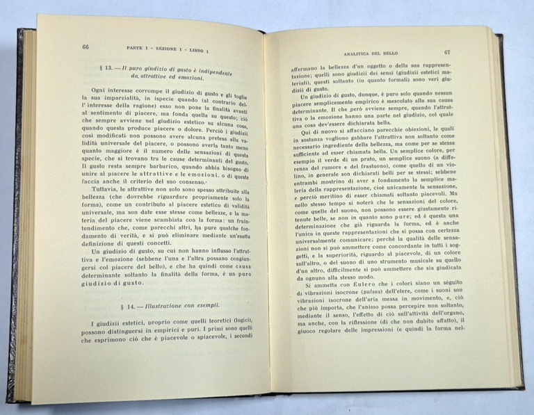 CRITICA DEL GIUDIZIO di Emmanuele Kant 1963 Laterza Bari Libro | Immagine Gallery 3