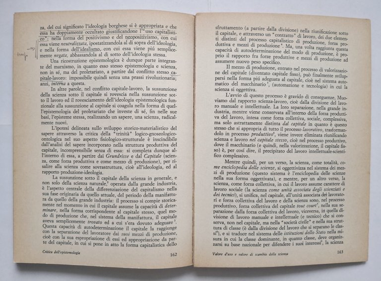 CRITICA DELL'EPISTEMOLOGIA di Alberto Gianquinto 1971 Marsilio Saggi Libro