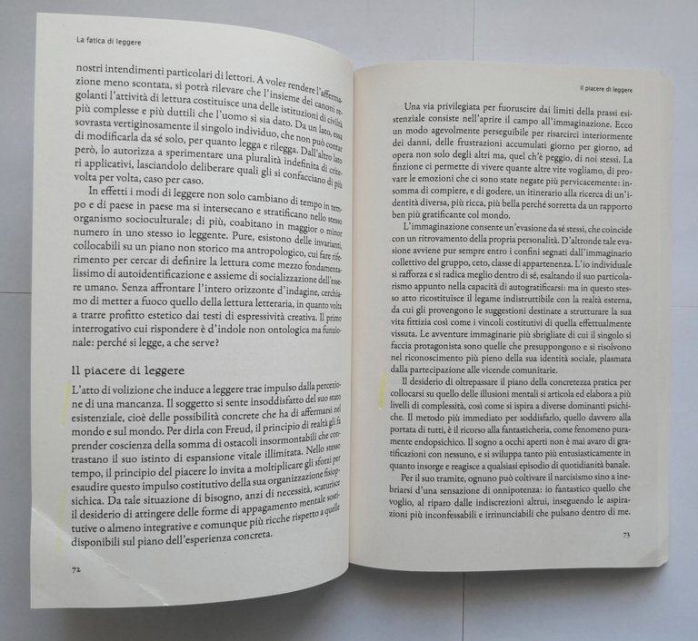 CRITICA DELLA LETTURA di Vittorio Spinazzola 2022 Tirature goware Libro