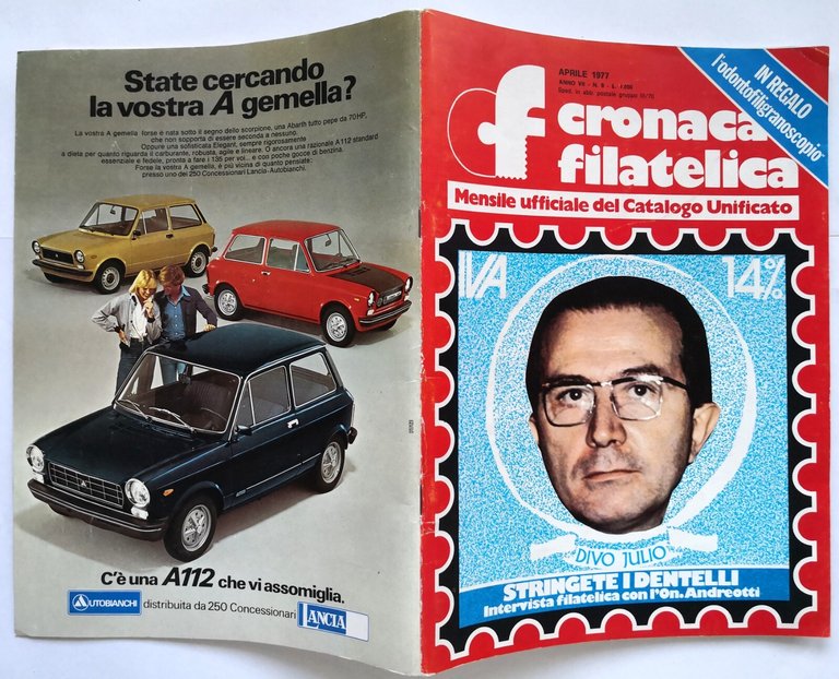 CRONACA FILATELICA aprile NUMERO 8 1977 Cifsud RIVISTA Francobolli Monete