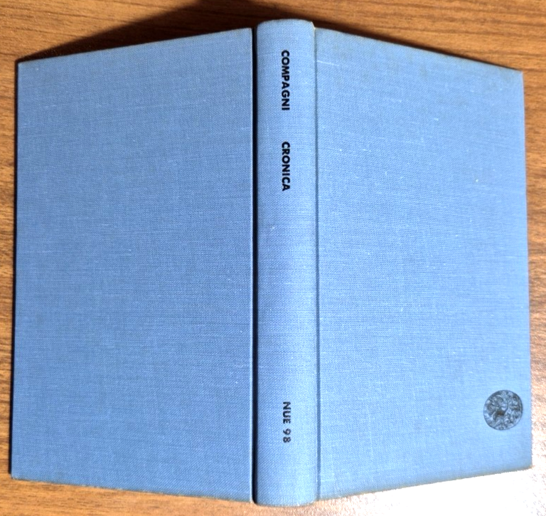 CRONICA di Dino Compagni 1968 Einaudi Libro Introduzione note Gino …