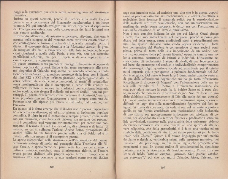 CULTURA LETTERARIA E TRADIZIONE POPOLARE IN TEOFILO FOLENGO 1979 Libro …