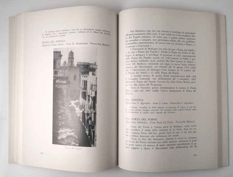 CURIOSANDO PER MODUGNO di Nicola Milano 1979 libro guida della …