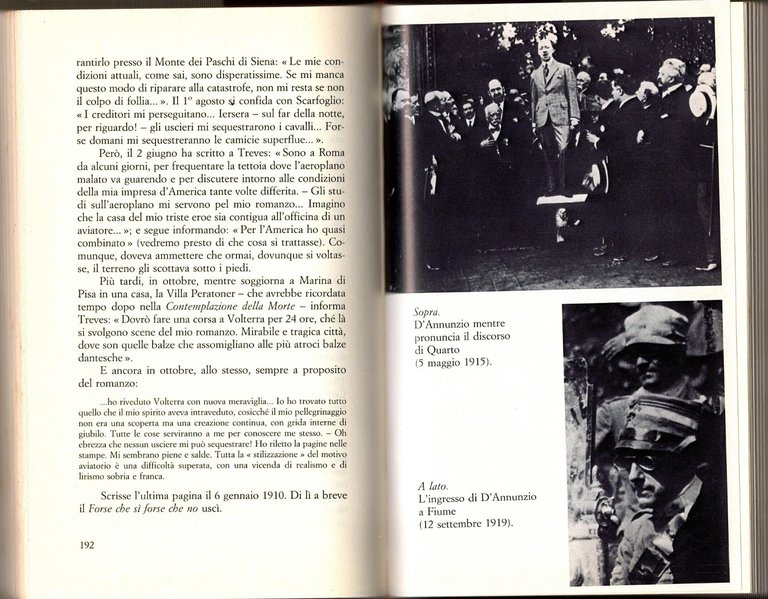 D'ANNUNZIO di Ferruccio Ulivi 1988 Rusconi Libro biografia gabriele vate …