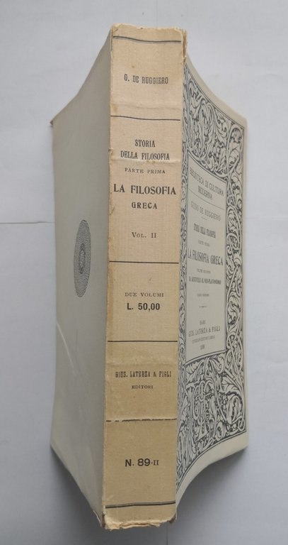 Da Aristotele al Neo Platonismo LA FILOSOFIA GRECA di Guido …