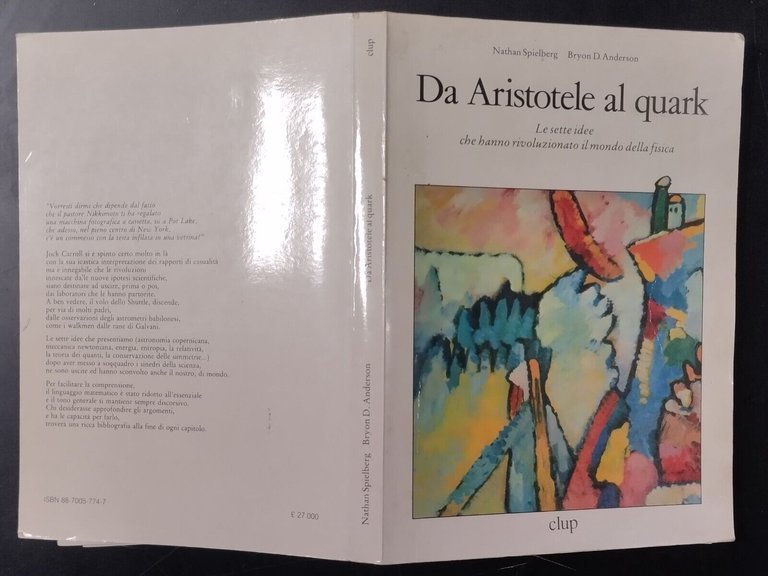 DA ARISTOTELE AL QUARK di Spielberg e Anderson 1993 Clup …