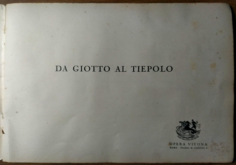 DA GIOTTO A TIEPOLO Album Figurine COMPLETO aspetti Dell'Arte Italiana …