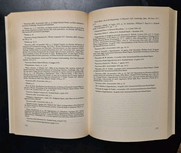 DA HARVARD A HIROSHIMA di Robert Oppenheimer 1983 Libro Lettere …