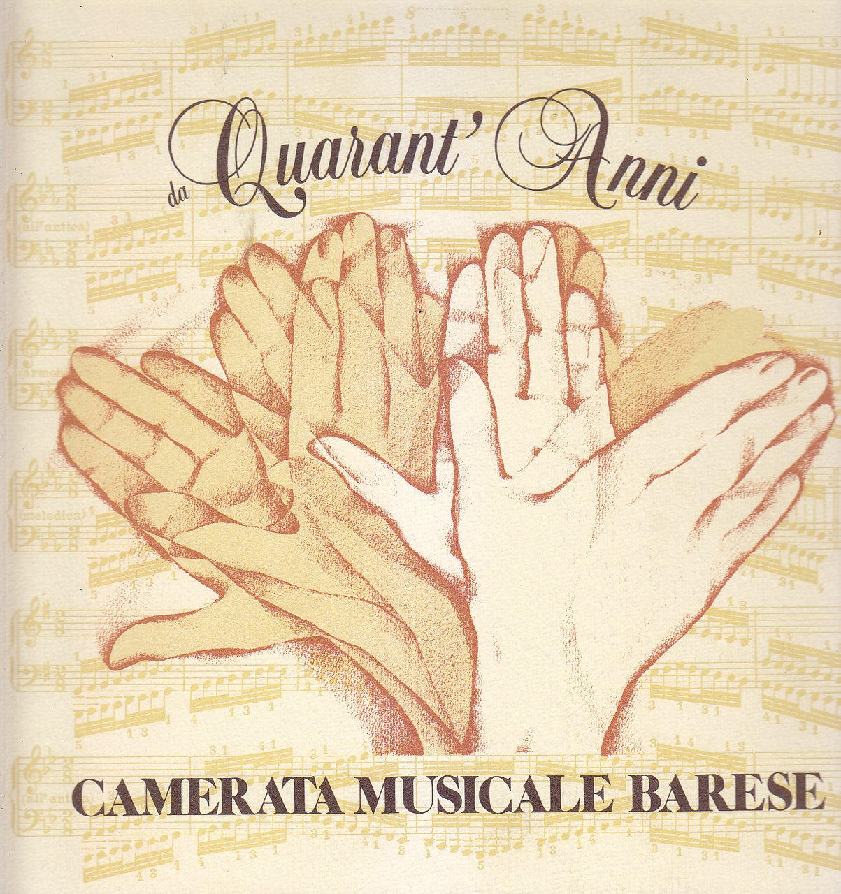 DA QUARANT'ANNI CAMERATA MUSICALE BARESE 1940 1981 libro storia Bari