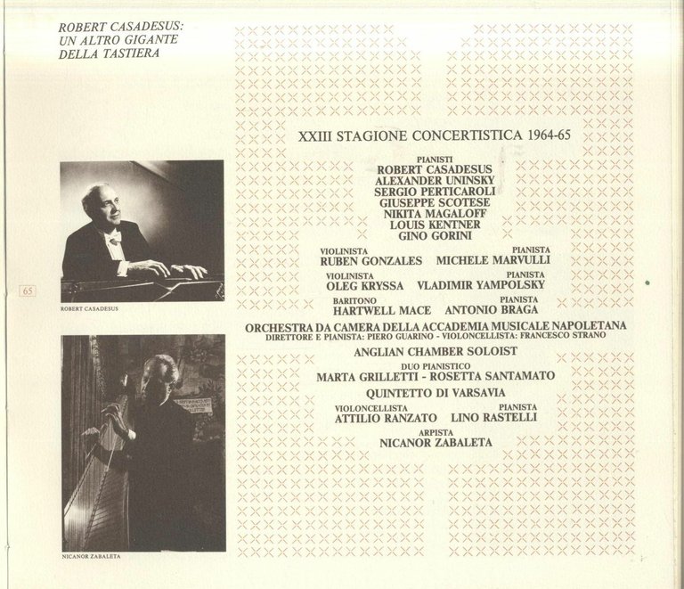 DA QUARANT'ANNI CAMERATA MUSICALE BARESE 1940 1981 libro storia Bari