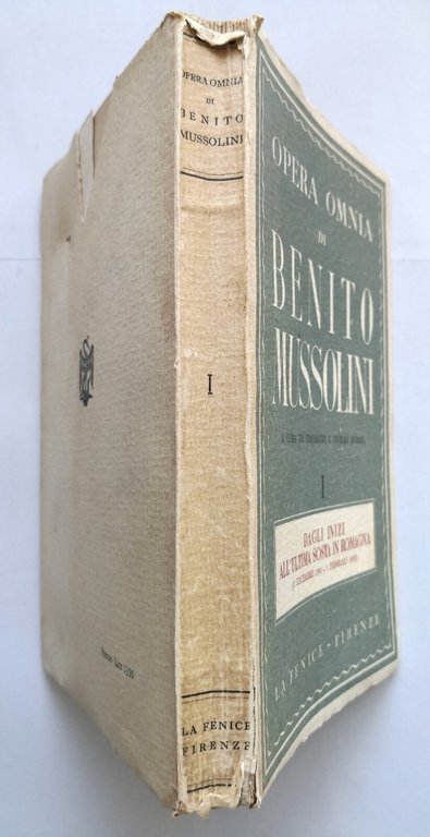 DAGLI INIZI ALL'ULTIMA SOSTA IN ROMAGNA di Benito Mussolini 1951 …