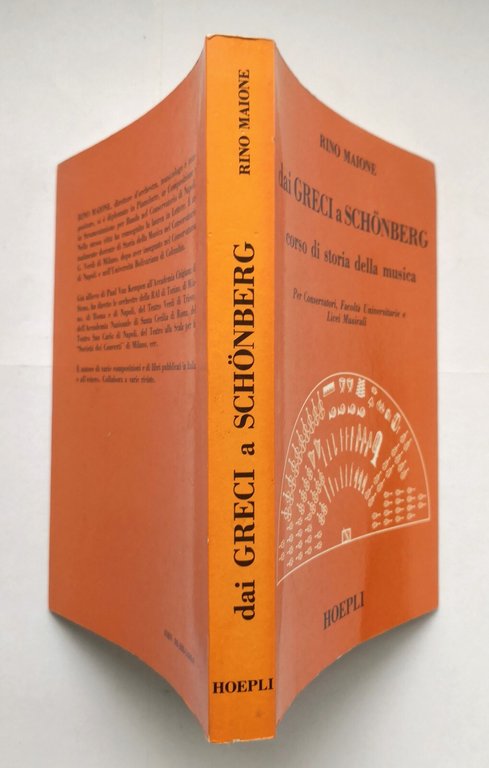 DAI GRECI A SCHONBERG di Rino Maione 1986 Hoepli libro …
