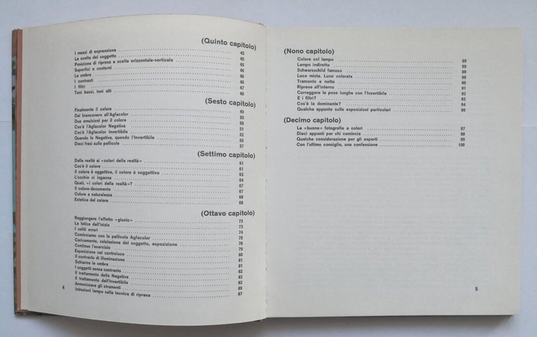 DAL BIANCONERO ALL'AGFACOLOR di Walter Boje 1962 Umschau Verlag Libro …