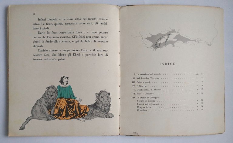 DAL LIBRO DI DIO episodi biblici da Edoardo Mottini 1947 …
